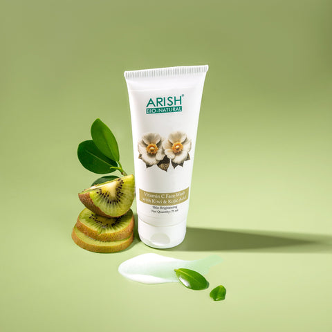 Vitamin C Face Wash with Kiwi & Kojic Acid - Arish Bionatural