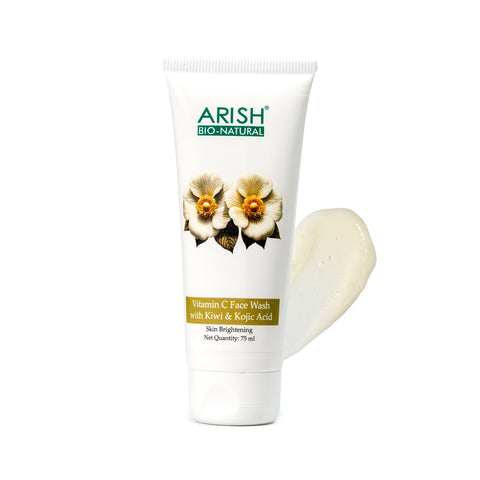 Vitamin C Face Wash with Kiwi & Kojic Acid - Arish Bionatural
