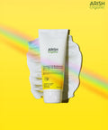 Vitamin C & Hyaluronic Glow SPF 50 Sunscreen PA++++ (75 ml) - Arish Bionatural