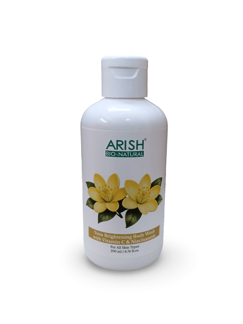 Yuzu Brightening Body Wash with Vitamin C & Niacinamide - Arish Bionatural